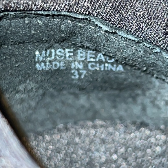 Ash Black Muse Beaded Chunky Sneakers 370049 37M - Picture 8 of 10